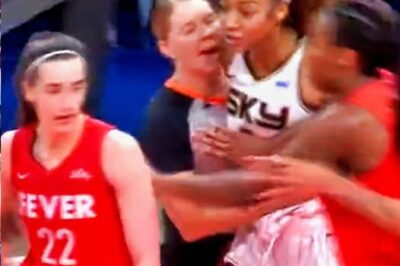 VIDEO: Angel Reese Was About To Knock Out Caitlin Clark After Dirty Foul Knocked Her To The Floor (NG)