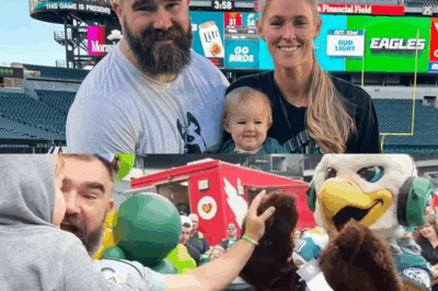 Jason and Kylie Kelce’s Daughter Bennett Shares Adorable Moment with Philadelphia Eagles Mascot — Watch Now!